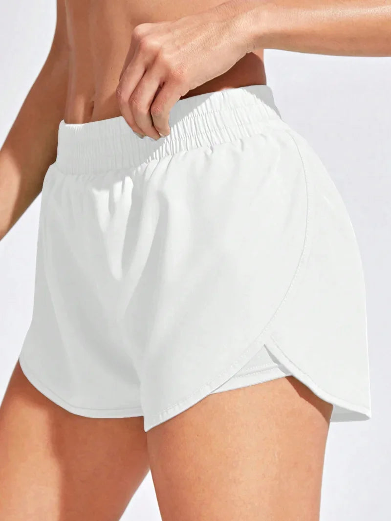 Yoga Shorts Women Fitness Elastic Running Short Leggings