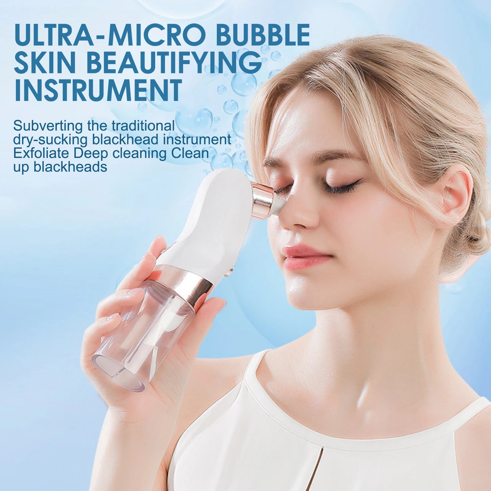MIAO US USB Rechargeable Blackhead Vacuum Kit Pore Cleaner