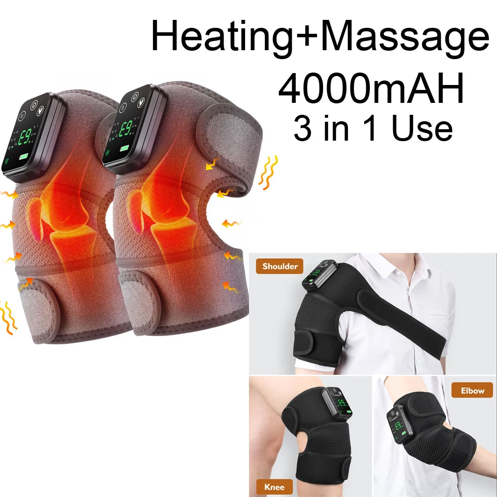 Hailicare Knee Massager With Heating And Vibration
