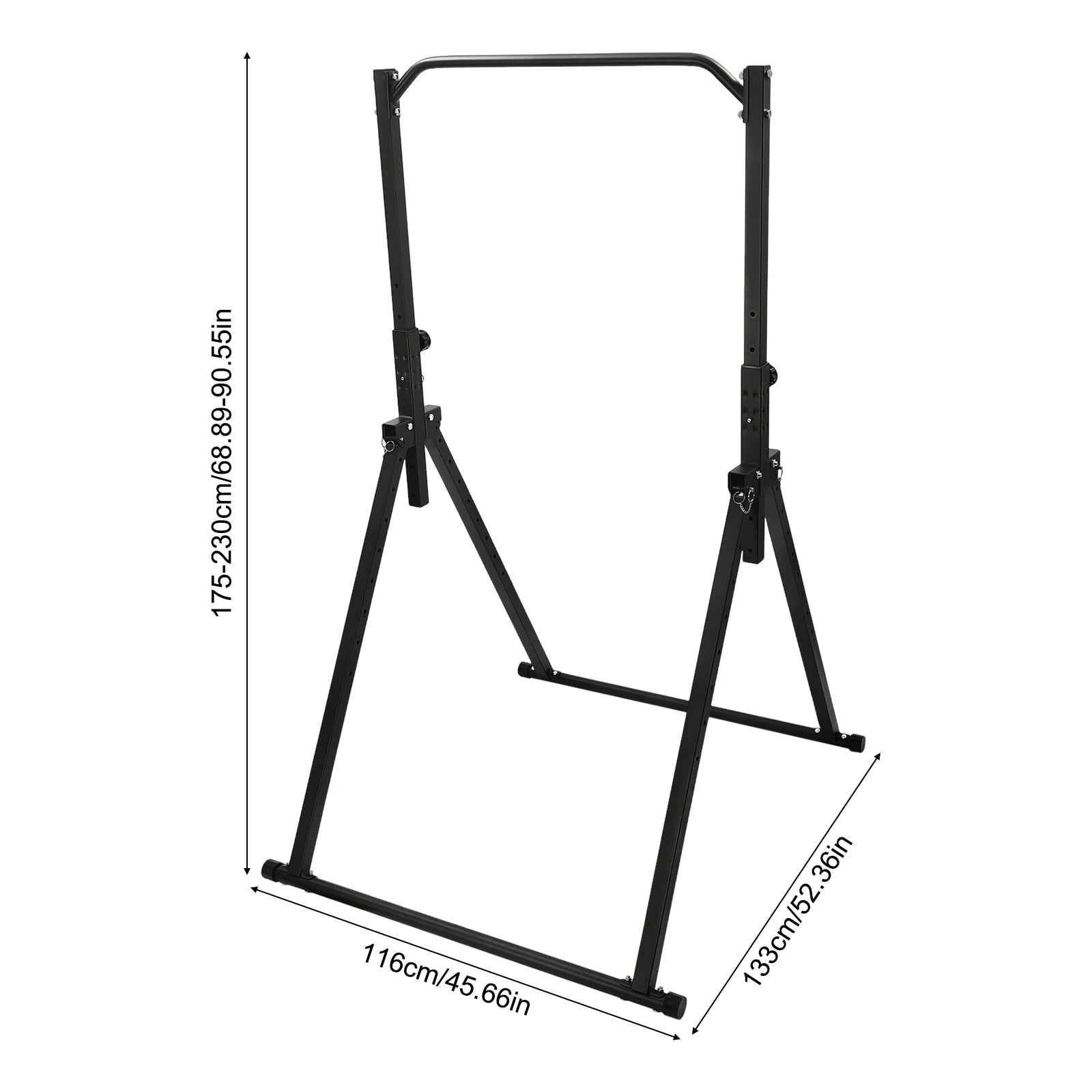 Foldable Pull Up Bar Station Multifunctional Home Gym Fitness Tower