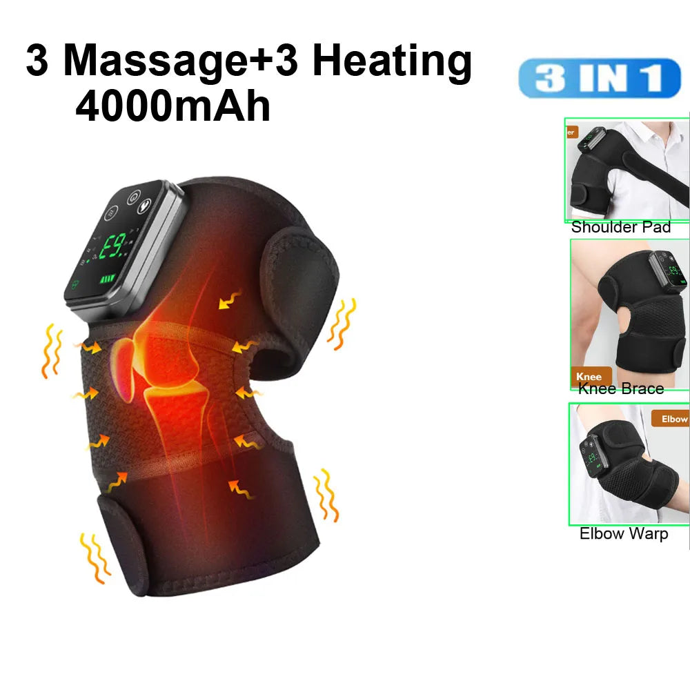 Hailicare Knee Massager With Heating And Vibration