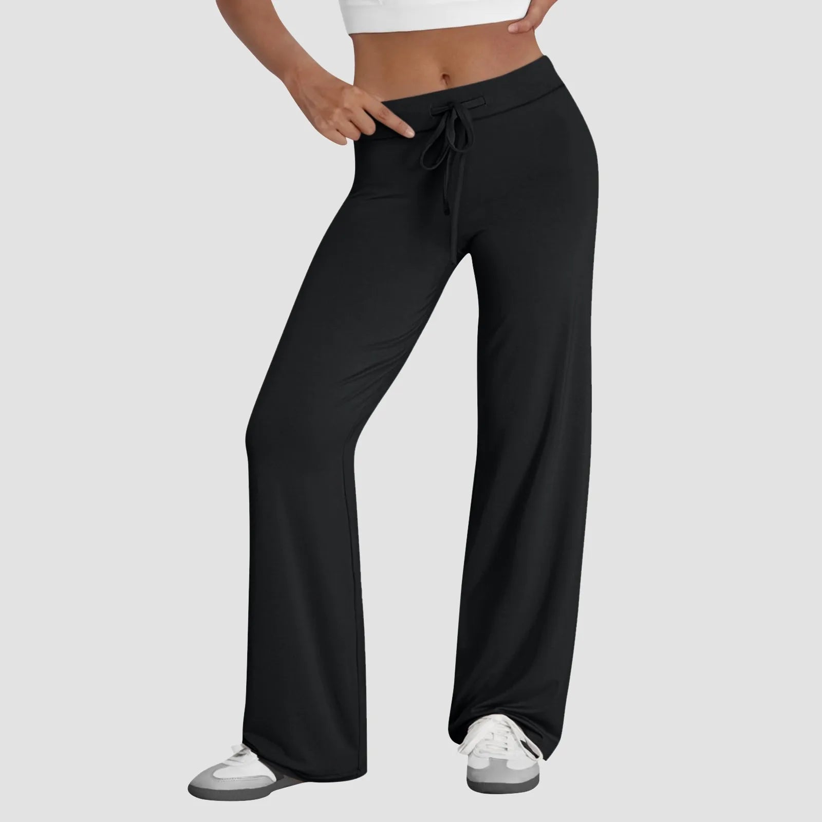 ZOMAXIUJEECN Womens Wide Leg Activewear Pants With Pockets
