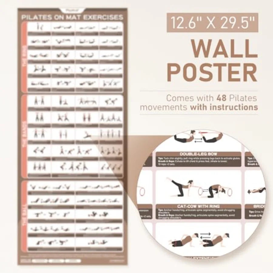 YAO HUI HUANG Pilates Ring Core Ball Kit Home Workouts