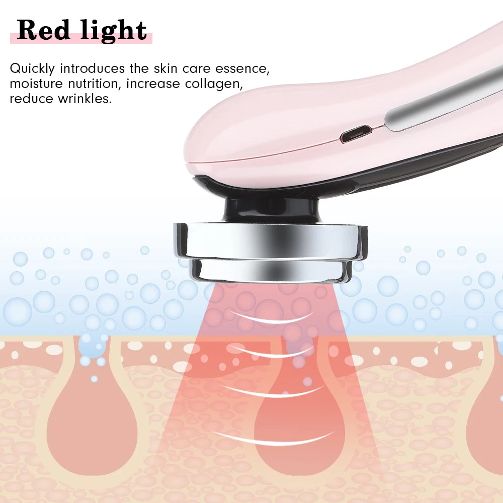 PASTSKY 4in1 Facial Massager With Light Therapy And Lifting