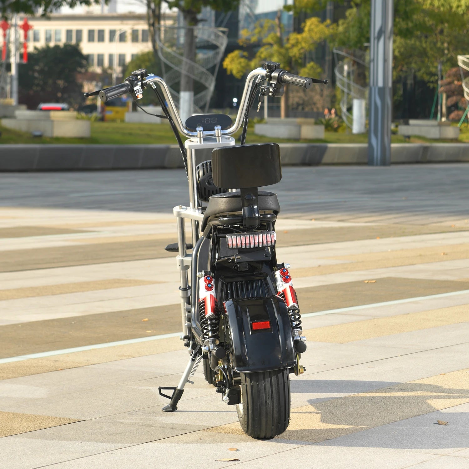 US Warehouse 2000W Electric Scooter With Front And Rear Suspension Fat Tires