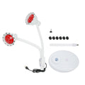 275W Two-Headed Infrared Heat Lamp With Adjustable Timer Rotatable