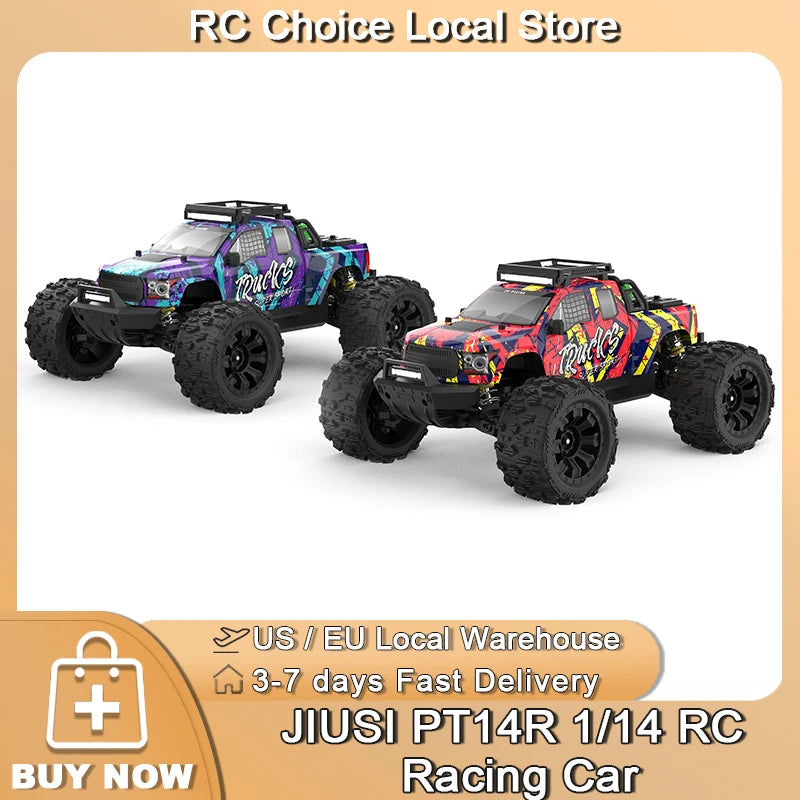 JIUSI RC Racing Car Brushless 4WD 2.4G Remote Control