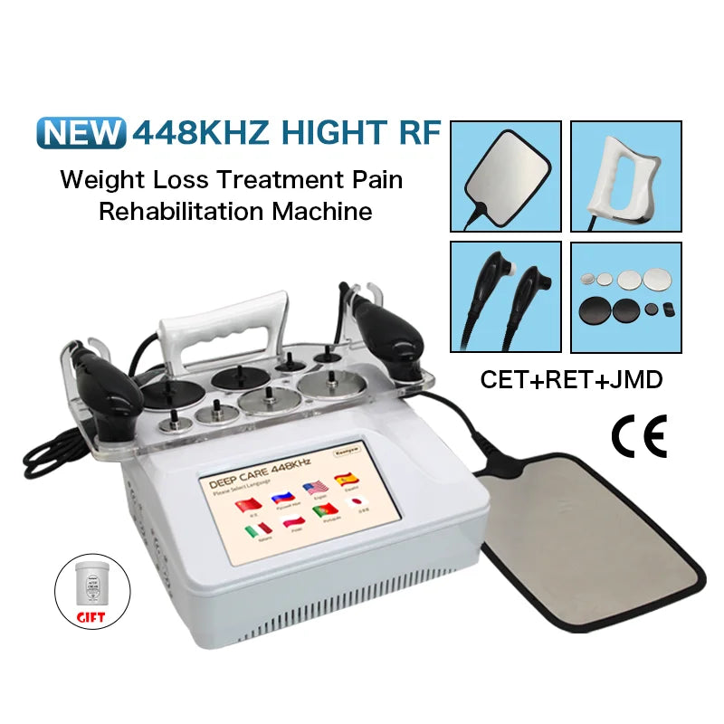 Upgrade 448K High-frequency Thermal Therapy Deep Tissue Therapy Microcurrent Massage for Shaping Relieve Muscle Soreness