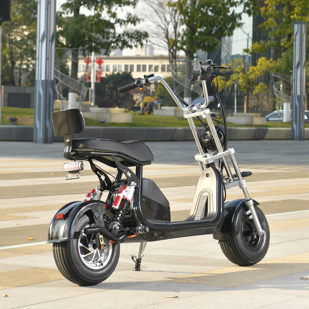 US Warehouse 2000W Electric Scooter With Front And Rear Suspension Fat Tires