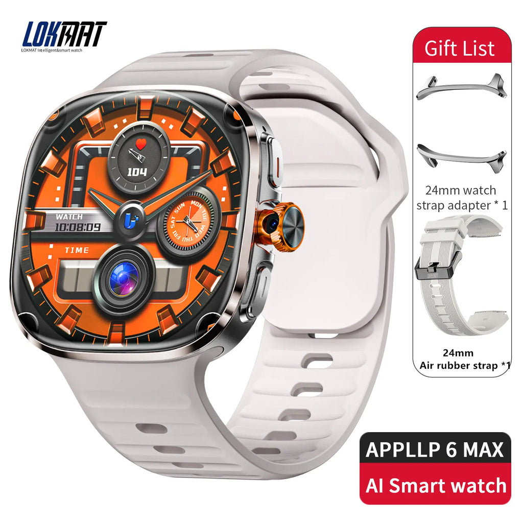 LOKMAT APPLLP 6 MAX Android Smartwatch With AI Translation