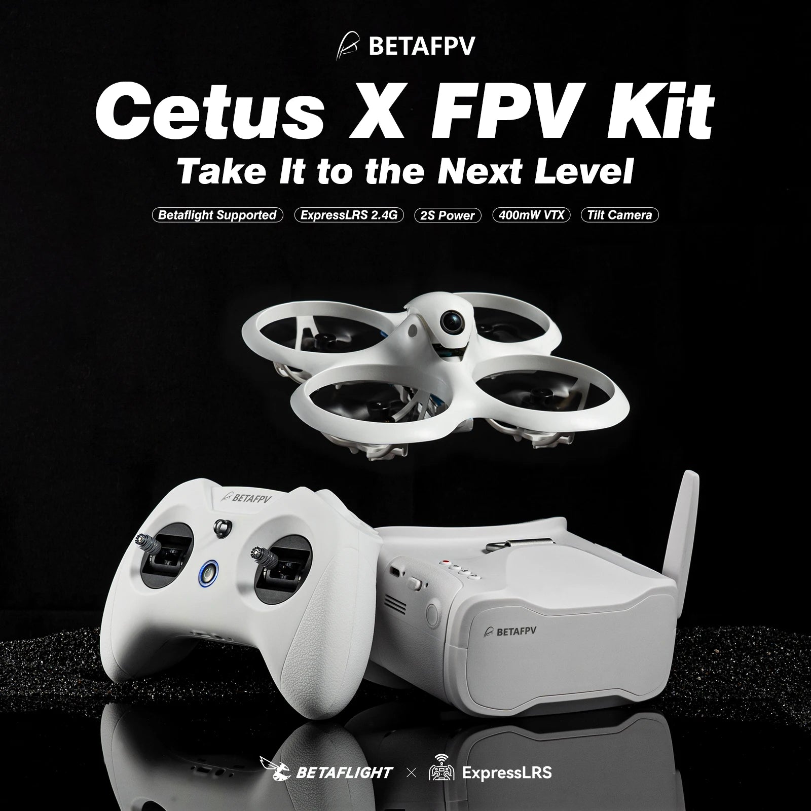 BETAFPV Cetus X FPV Kit With Transmitter And VR Goggles