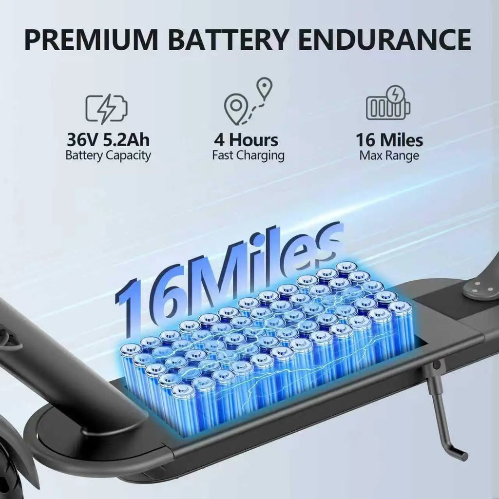 Ladped LP60 Electric Scooter 350W 19 MPH Foldable for Adults