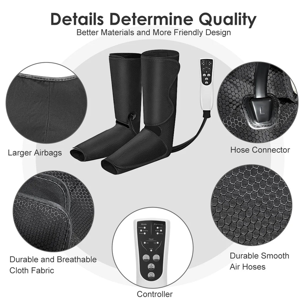 Sejoy Leg Air Compression Massager For Foot Calf Thigh