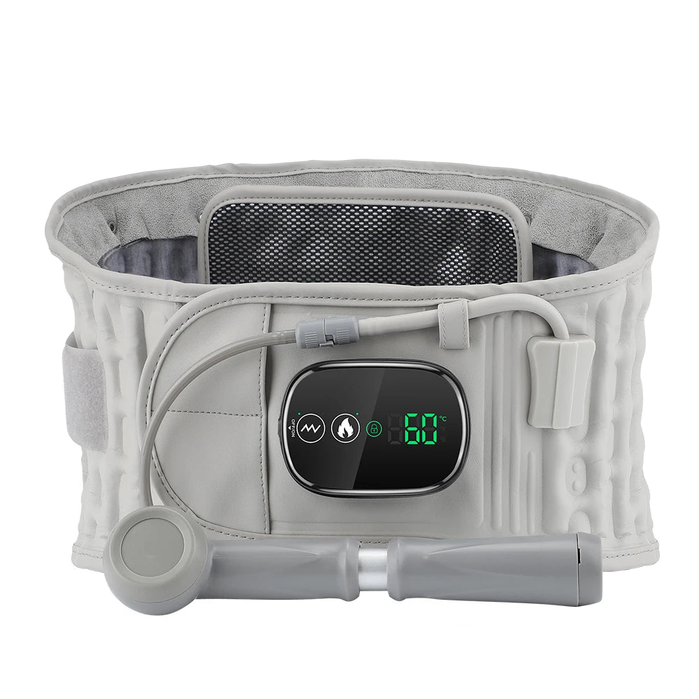 PASTSKY Inflatable Lumbar Traction Belt With Rechargeable Battery Heating