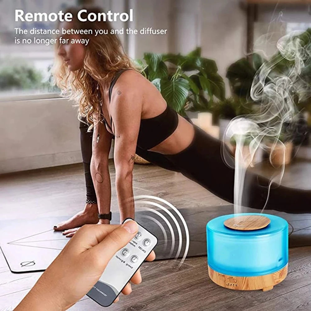 Aroma Diffuser 5V USB Humidifier With Remote And Night Lights