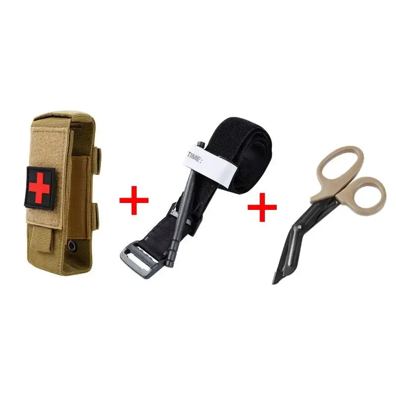 Outdoor Survival Tourniquet First Aid Belt for Camping Military Tactical Emergency Gear
