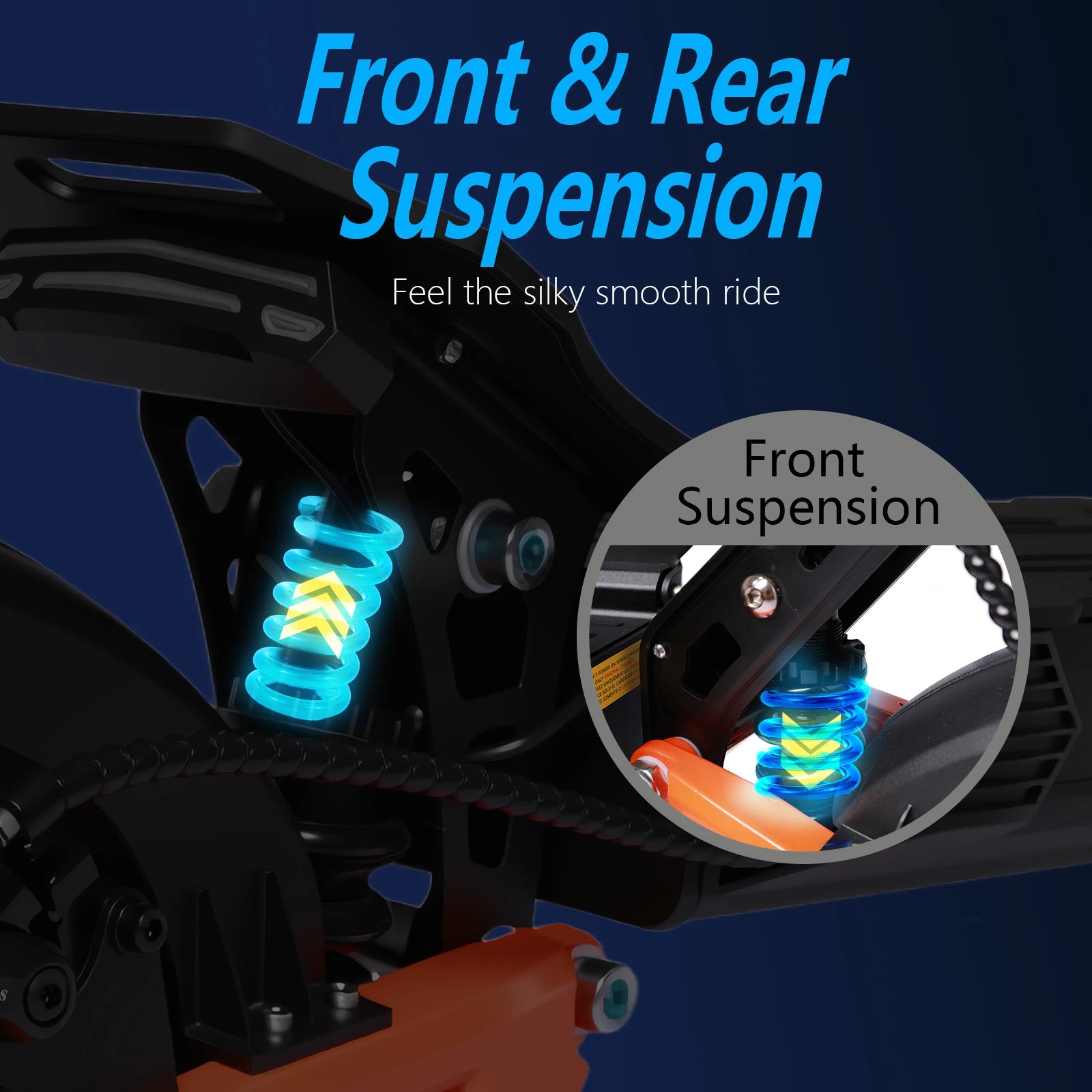 K11 1200W Electric Scooter 40 MPH Off Road Folding 11 Inch