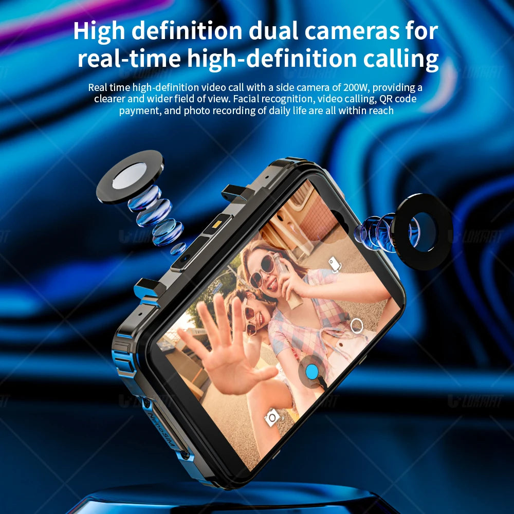 Lokmat Appllp 5 Max Android Watch Phone 4G Dual Camera
